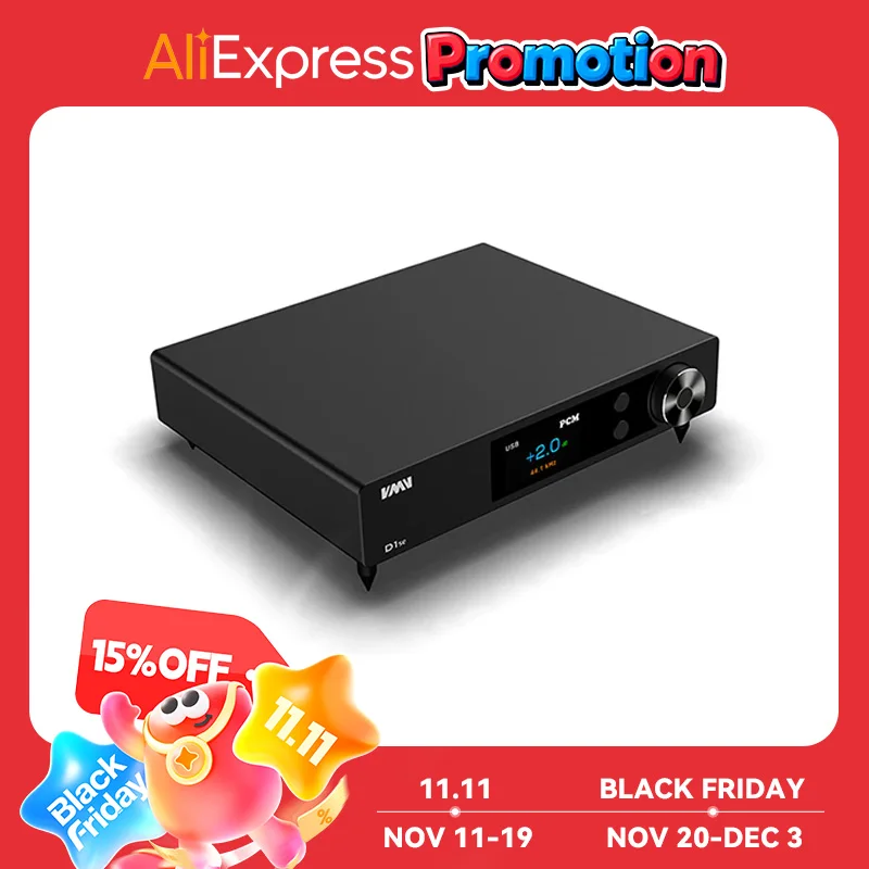 SMSL VMV D1se2 MQA MQA-CD ES9039MSPRO DAC Bluetooth 768kHz 32bit DSD512 D1SE 2 Decoder With Remote Control