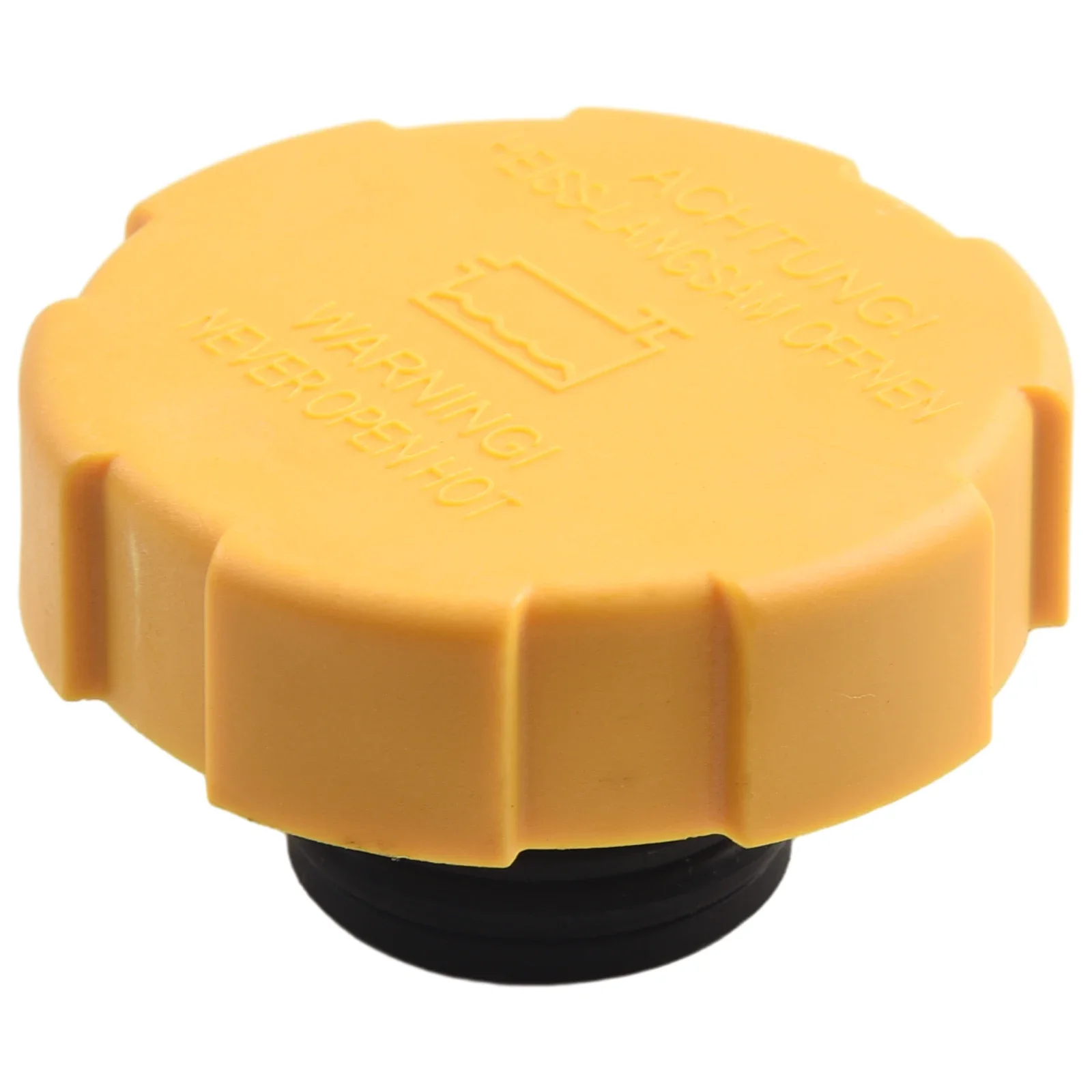 Tapa del tanque de expansión del refrigerante del radiador, 1 unidad, para Opel, SAAB 9-3 9202799 1304677   Accesorios de coche de alta calidad de plástico amarillo