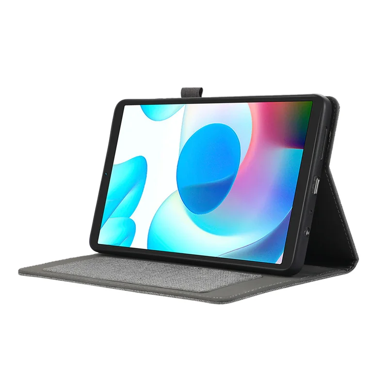 Luxury Flip Oxford Cloth Fabric Case For Xiaomi Redmi Pad SE 4G 8.7 inch 2024 Tablet Protective Cover Hülle Coque Capa