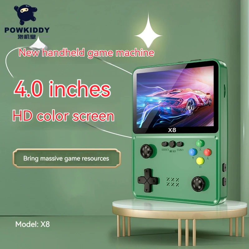 

The New X8 Game Console 4-Inch Hd Big-Screen Handheld Rocker Arcade Simulator Fc Nostalgic Retro Two-Person Battle