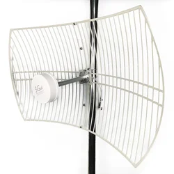 5G Ultra Wide-band Dual Polarized Directional Grid Parabolic Antenna 2*30dBi for Improve 5G 4G CPE MIMO Router Network Speed