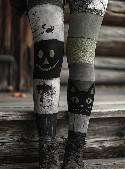 여성 해골 3D 프린트 레깅스 신축성있는 운동 레깅스 슬림 스타킹 섹시한 패션 요가 바지 트렌디한 멋진 바지