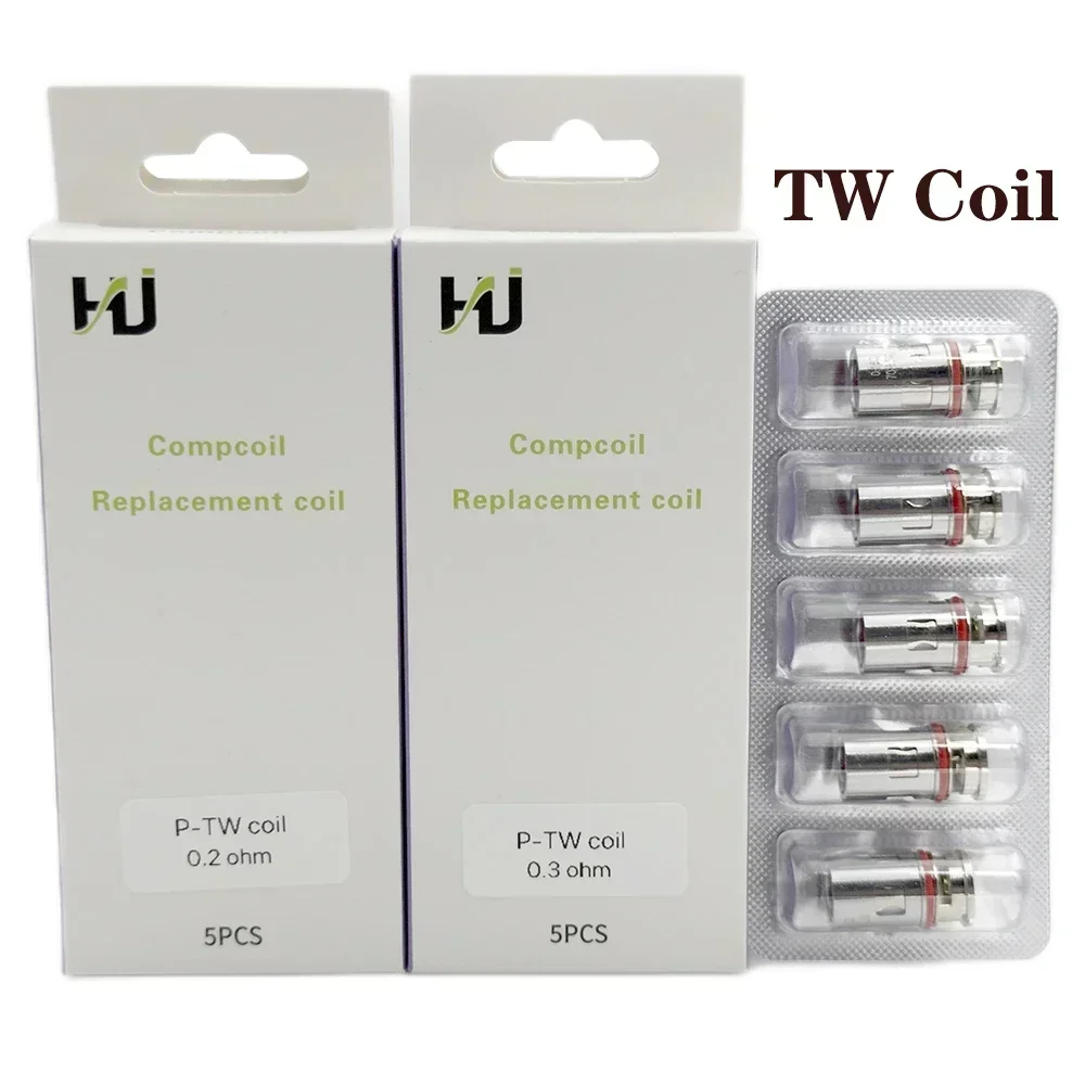 DIY 5PCS TW Coil TW15 TW20 TW30 0.15ohm Mesh Coils for PNP Coil Argus Pro Drag E60 H80S Drag S Pods Kit