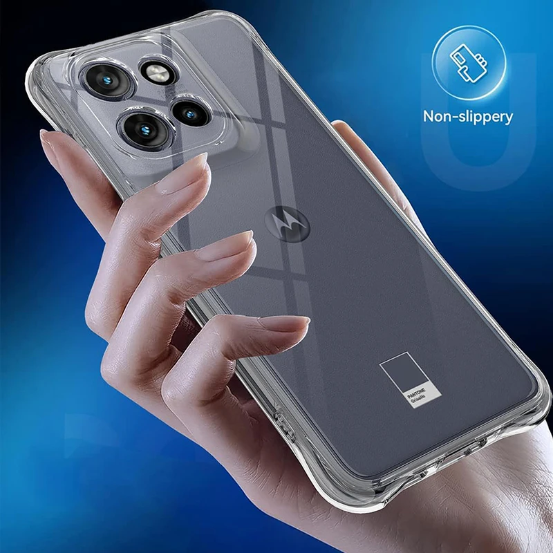 

Shockproof Silicone Soft Case For Motoral Edge 60 50 40 30 Pro NEO G85 G55 G35 G15 G84 G54 G14 G34 G53 G73 G13 Power Clear Cover