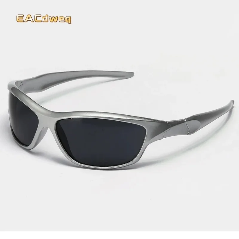 New Silver Y2K Sunglasses Outdoor Cycling Sports Sun Glasses Women Vintage Shades Trendy Punk Goggle Eyewear Man Aesthetic