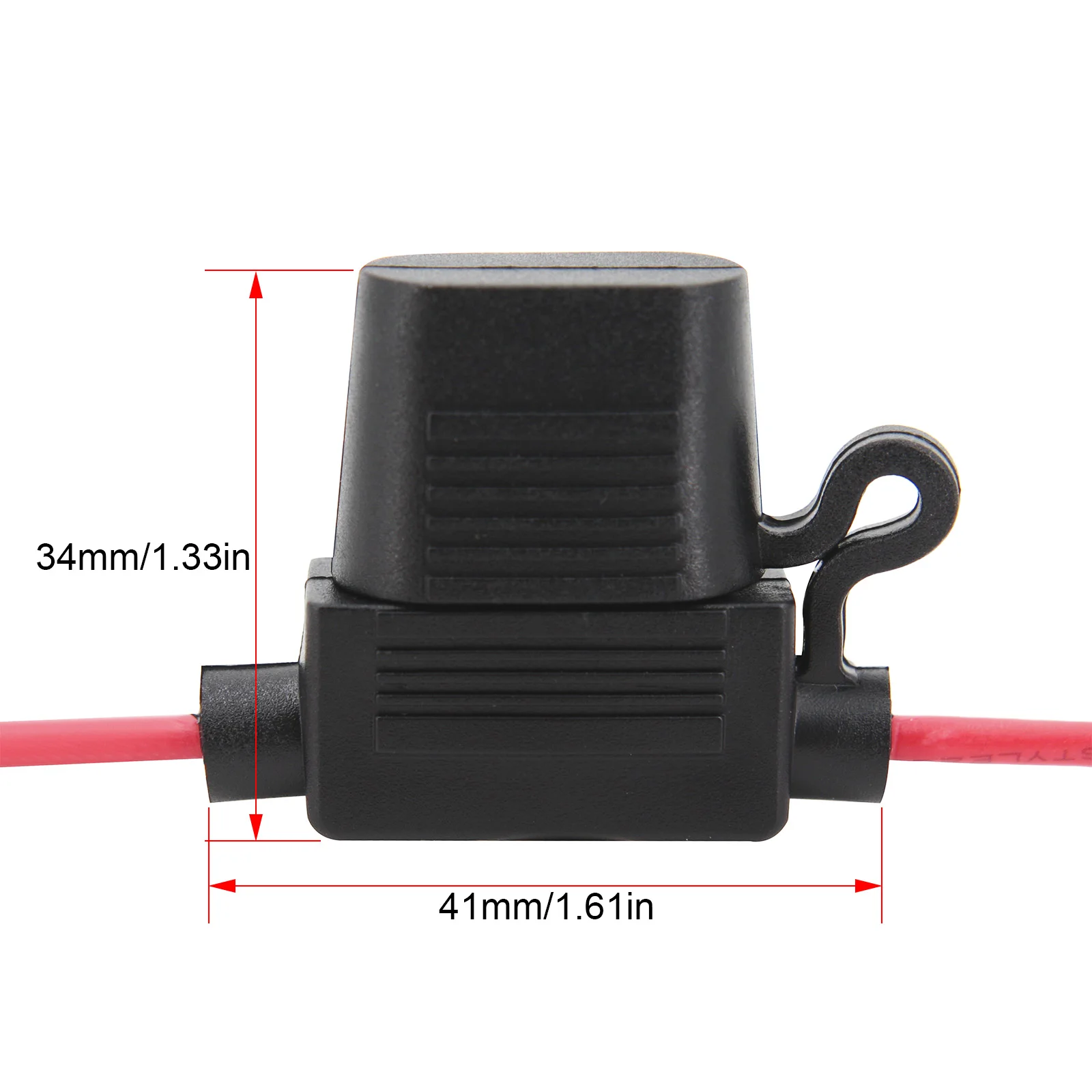 5pcs Car Fuse Holder In Line Fuse Holders Power Socket Mini Blade Type Waterproof Auto Accessories Replacement Parts 12V 30A