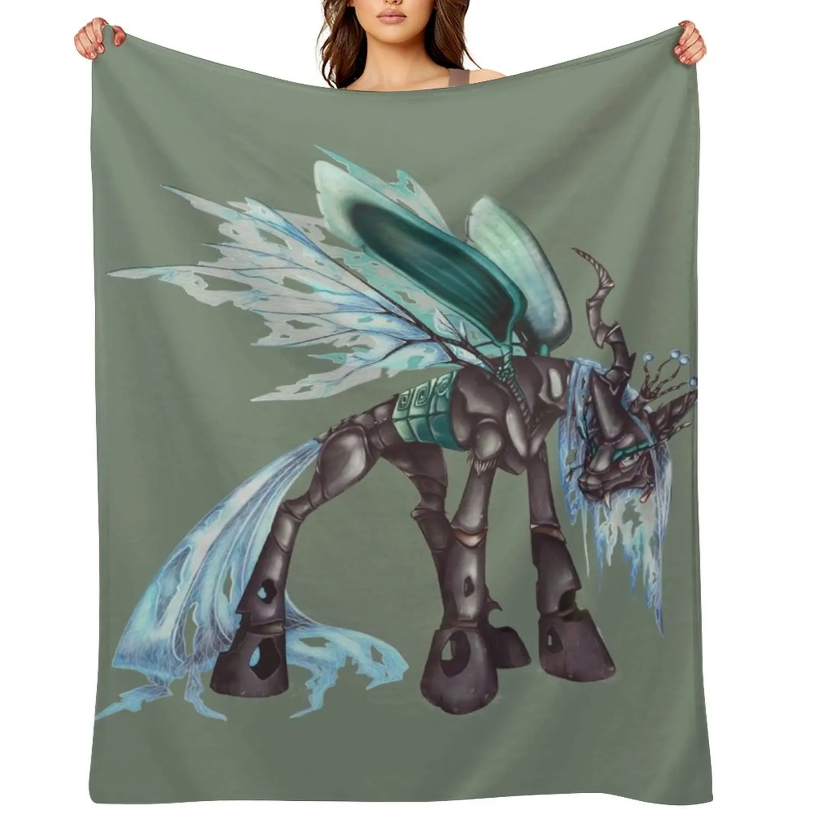 

Queen Chrysalis Throw Blanket Multi-Purpose Luxury Thicken Sofa Throw Bed Blankets