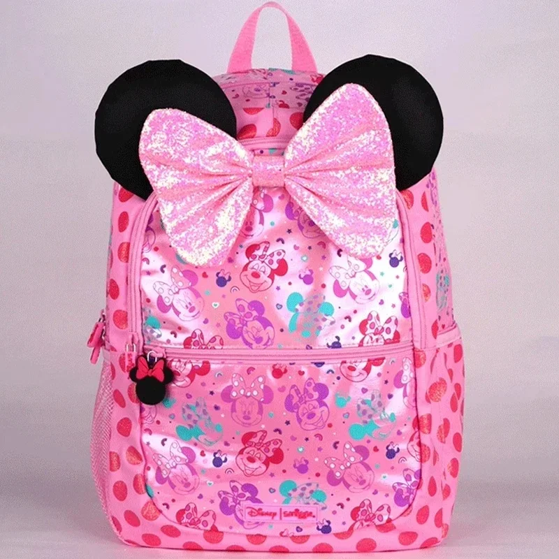 Oryginalna torba Disney Australia Smiggle Minnie dzieci uczeń tornister portfel torba na lunch plecak kubek wody dziewczyna prezenty