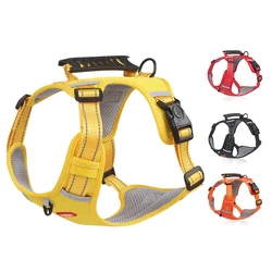 Dog Harness, Anti-Pull Pet Harness, Adjustable and Easy to Control, reflect light, Suitable for Small Medium Dogs