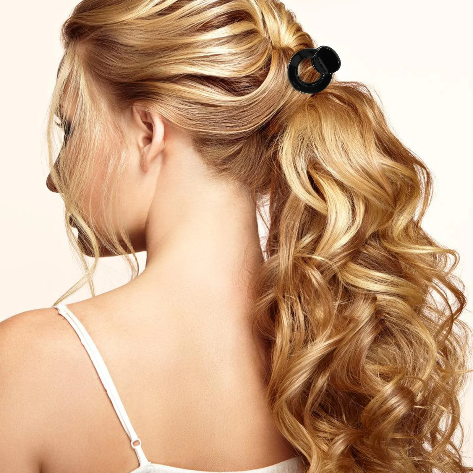 

5pcs Hair Accessories Round Small Fresh Plastic Hairpin for Party Wedding Daily Use with High Quality Safe Material