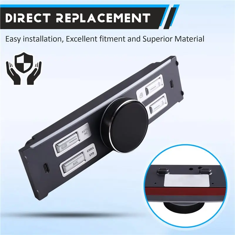 Excellent-For TESLA Model Y 3 21-25 AC& Passenger Seat Control LCD Expansion Dock USB& Type C Port Intelligent Control