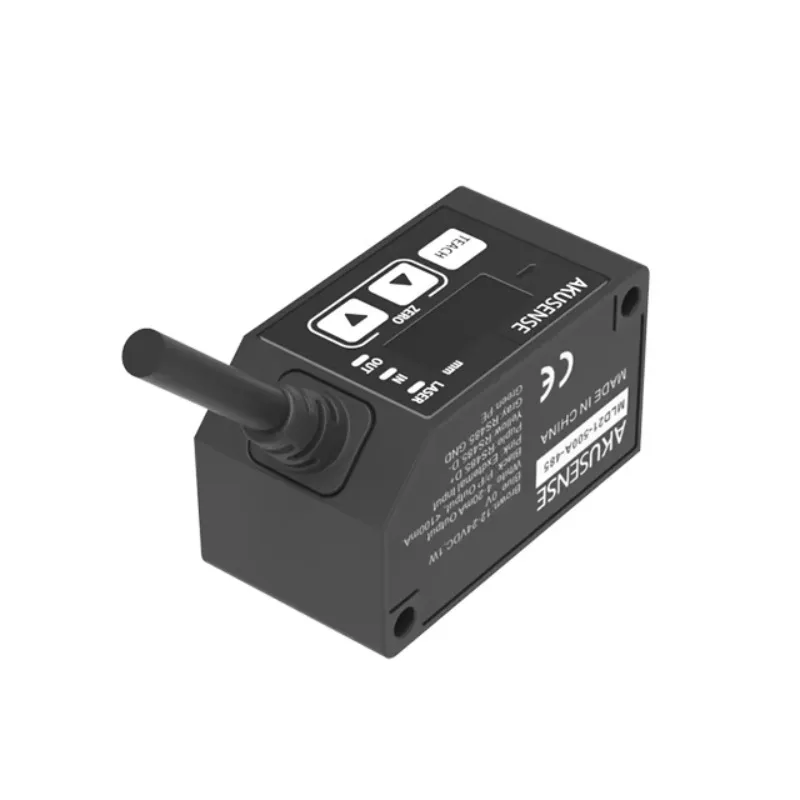 

AKUSENSE MLD21-500A-485 300-700mm Laser Displacement Sensor Triangle Measurement RS485 Analog 4-20mA High Precision