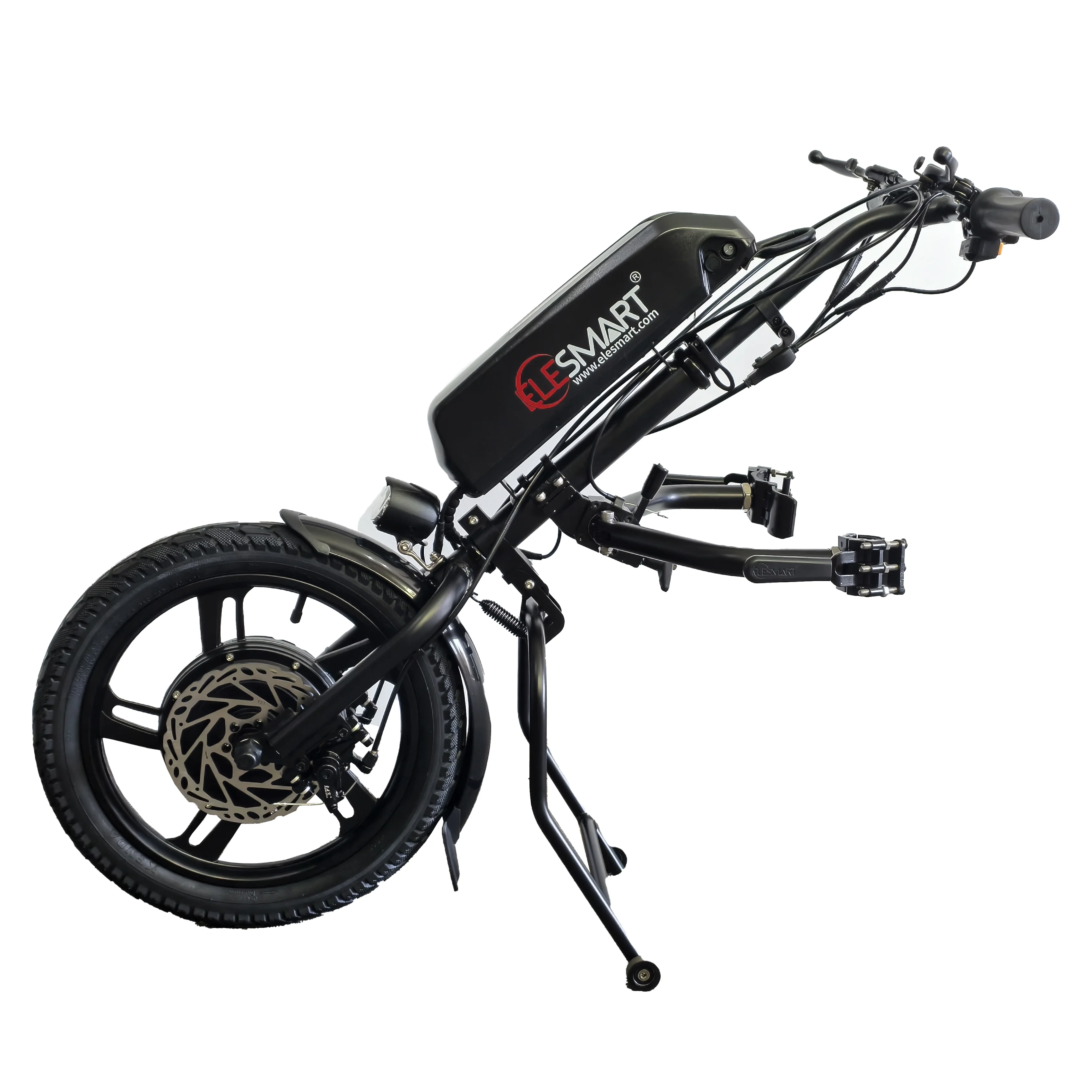 

16 Inch Wheelchair Attachment 36V 250W/350W/500W Electric Handcycle Tractor Conversion Kits with 10.4/13.2/14/17.5 AH Battery