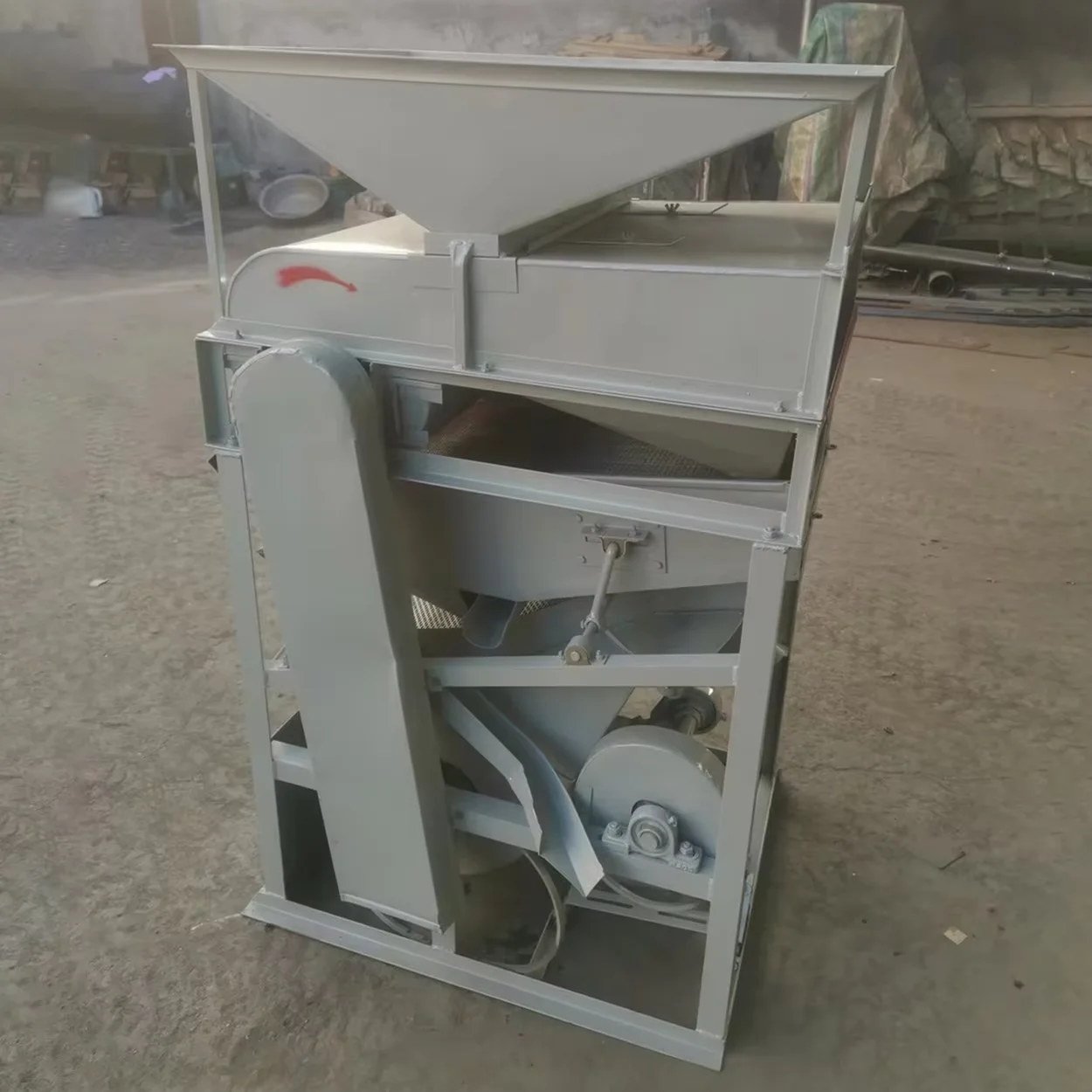 600-800kg/h Shaking Screening Seed Destoner Machine for Paddy Rice Soybean Sesame Cocoa Beans Small Winnower for Cleaning Seeds