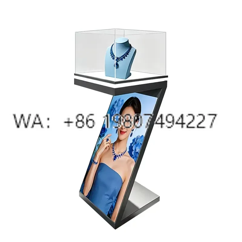 P1.86 Flexible LED Digital Poster Screen Z Shape Design Waterproof GOB Coating HDR High Refresh Advertising Display for