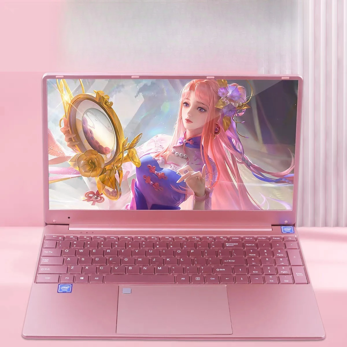 لاب توب وردي 15.6 بوصة كمبيوتر محمولN509516G N5095 مكتب ألعاب #1