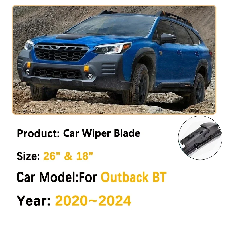 

For Subaru Outback BT 2020~2024 Legacy Front Windshield Wiper Blades, Car Windshield Accessories Car Accessoires