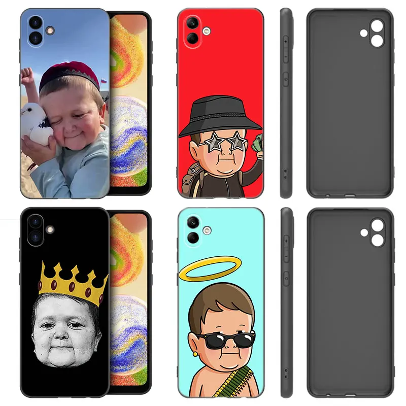 Funny Hasbulla Phone Case For Samsung Galaxy A01 A03 Core A04 A20 E A02 A10 A21 A30 A50 S A40 A41 A6 A8 Plus A7 2018 Black Cover