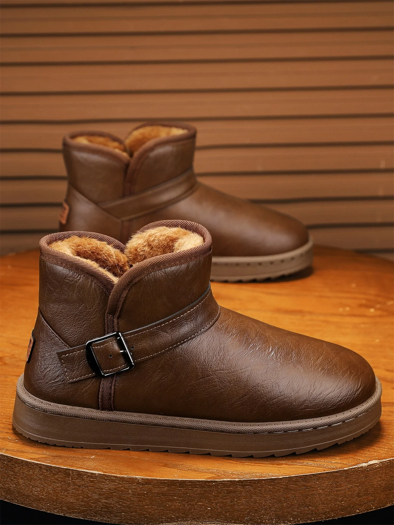 

Мужские уличные зимние ботинки, глянцевая обувь большого размера, высокие туфли, мужская обувь, хлопчатобумажная обувь, зимние ботинки, новые стили зимы, кун.