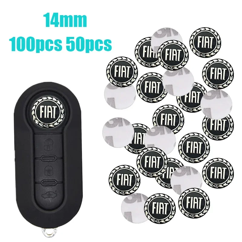 Car Stickers Abbas Dedicated Key Shell Emblem Paster For Abbas FIAT Punto 500 Tipo Stilo Palio Bravo Doblo Panda Car Accessories