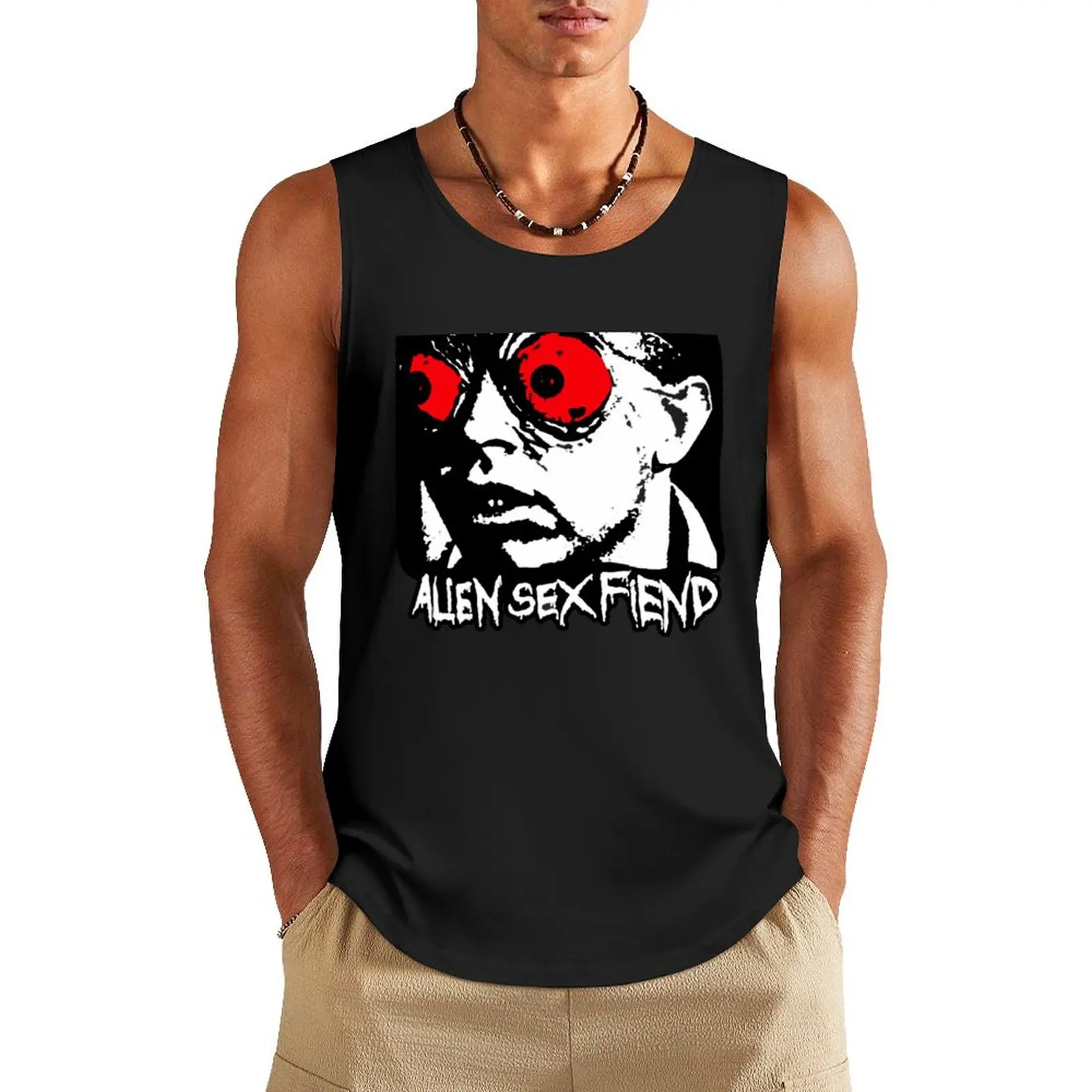 

The Acid Bath Tank Top Vest male sports suits sleeveless man shirts
