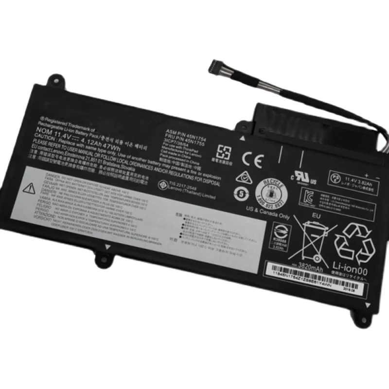 Imagem -04 - Damaite E450 Bateria para Lenovo Thinkpad E450c E460 E460c E455 E465 E465c 45n1753 45n1756 45n1757 45n1754 45n1755