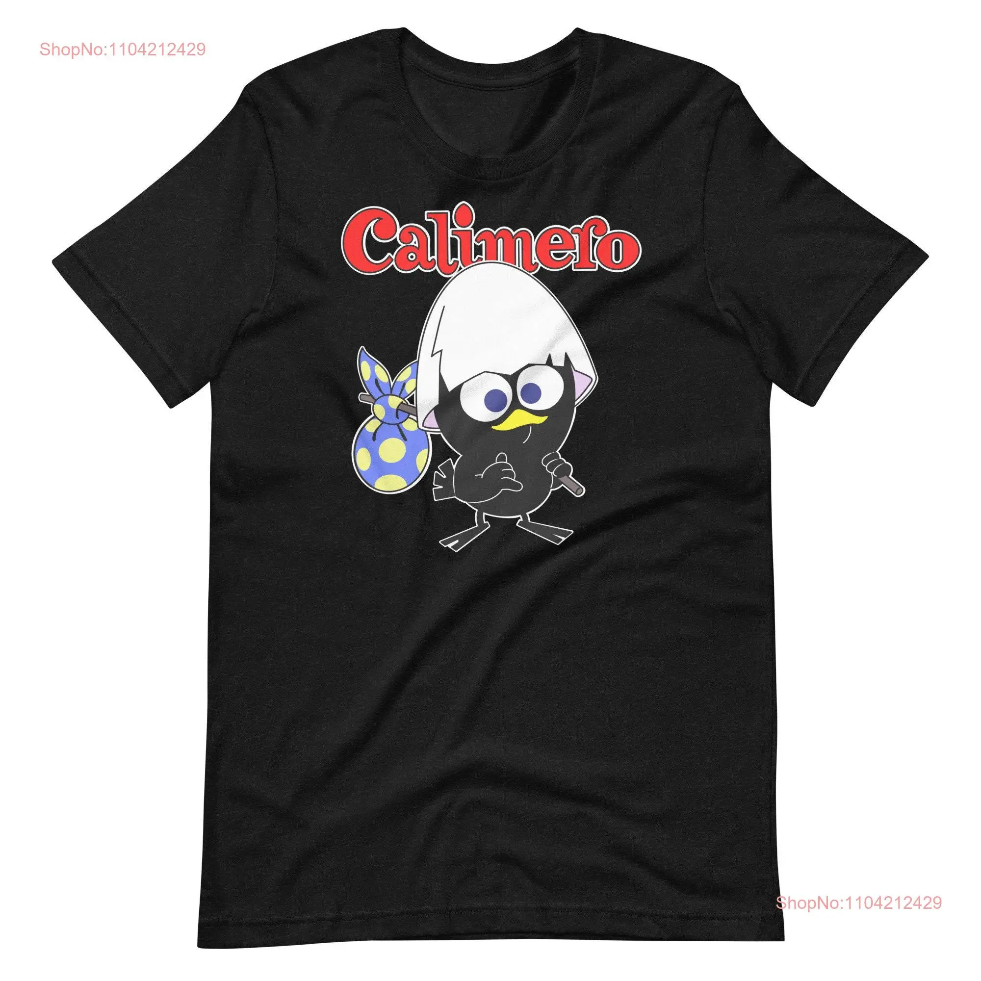 80s retro vintage german Cartoon Deutsche Kinder Serie Calimero t shirt long or short sleeves