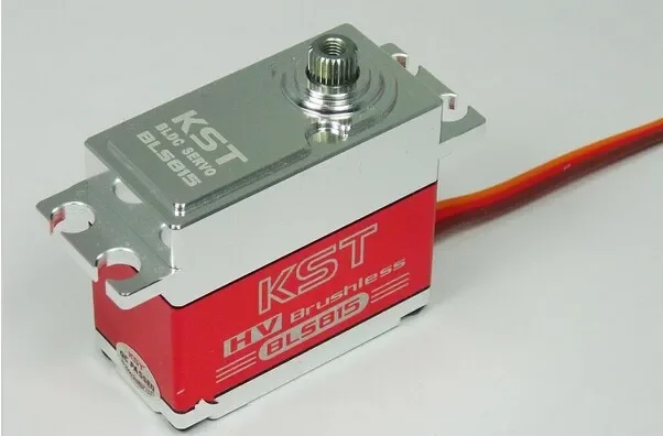 KST BLS815 Servo de engrenagem de metal de alta tensão sem escova 0,07 segundos 8,4 V 20 kg para carro 1/10 rc