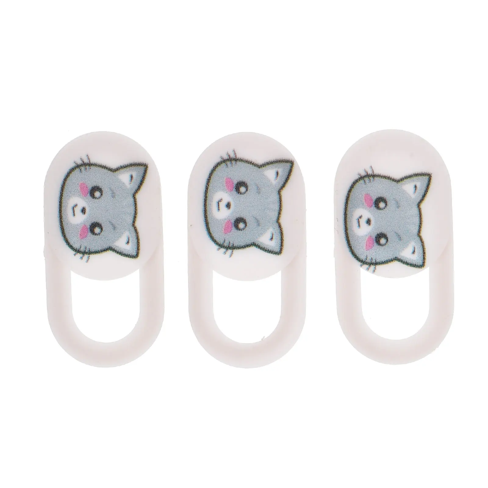 3pcs Webcam Covers Anti Peeping Privacy Sliders For Laptop Phone Tablet Protection Plastic