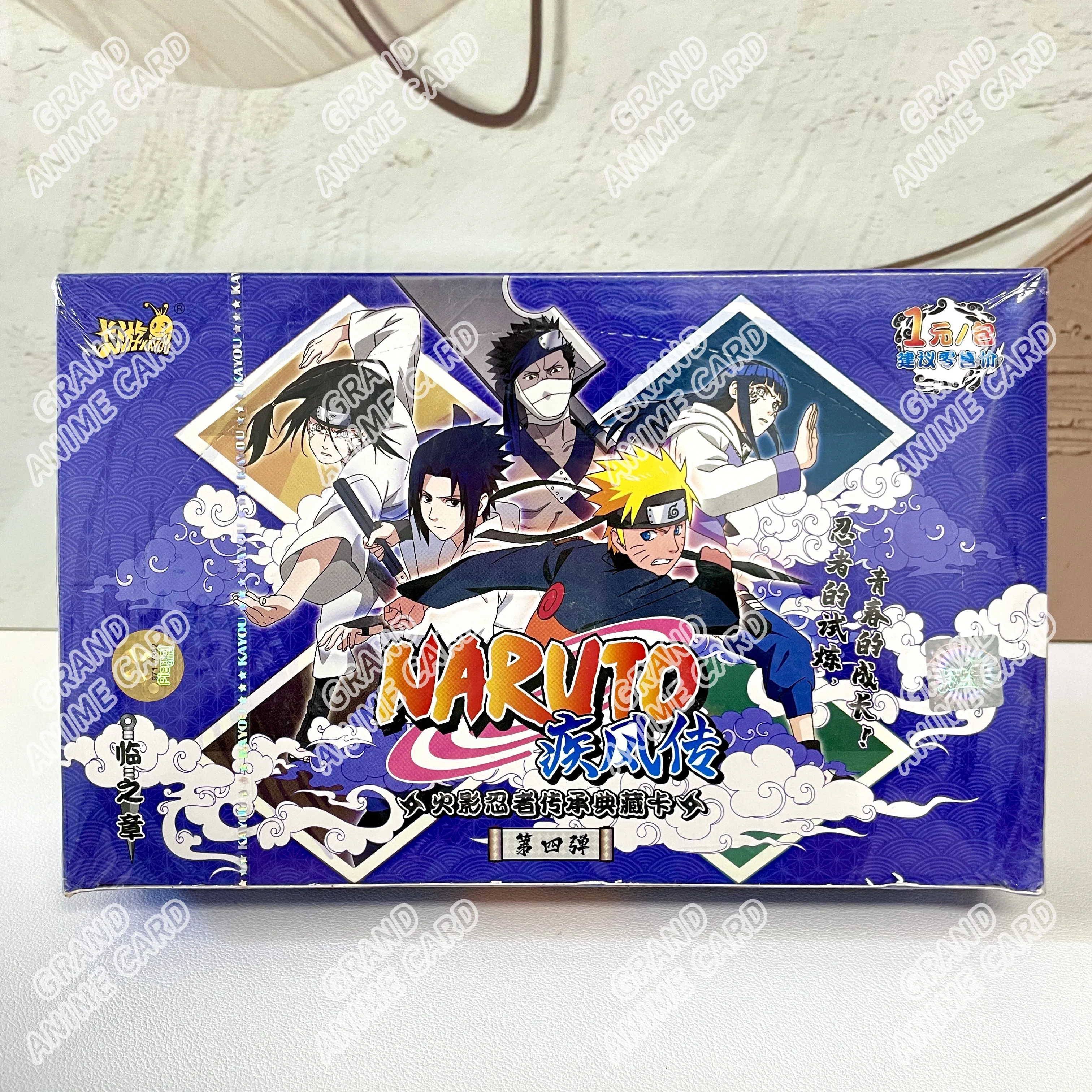 KAYOU Originele Naruto Kaarten T2W9 T4W8 Booster Box Anime TCG Zeldzame SE BP CR MR Ninja World Fight Chapter Collectie Kinderspeelgoed Cadeau