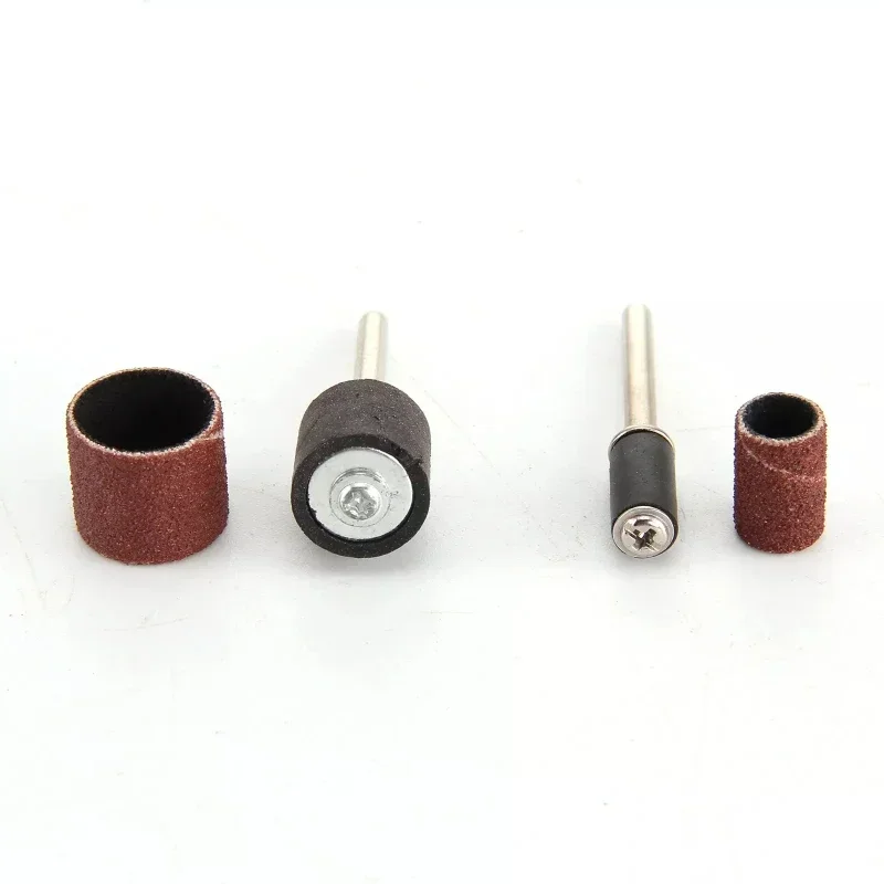 104pcs Sandpaper Circle Sanding Wheel + Retaining Rod Size Set Grit #60 #120 #320 for Dremel Rotary Tools Abrasive Tools
