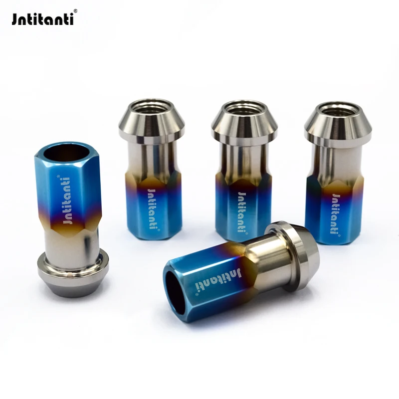 

Jntitanti M14*1,25*35/45 мм гоночные детали с коническим сиденьем Gr.5 титановая гайка с открытым концом для гоночного автомобиля BMW MINI Rolls-royces