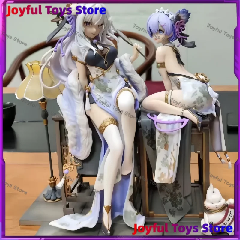 

Re:Zero Starting Life In Another World Emilia Rem Cheongsam Beauty Аниме Фигурка Модель Декор Коллекционный Элегантный Подарок