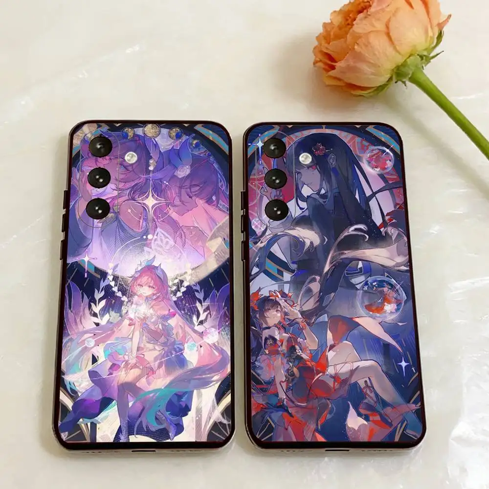 Tarot Honkai Star Rail Phone Case for Samsung Galaxy A73 72 71 70 A53 52 41 40 A32 31 30 Note20 Note10 Note9