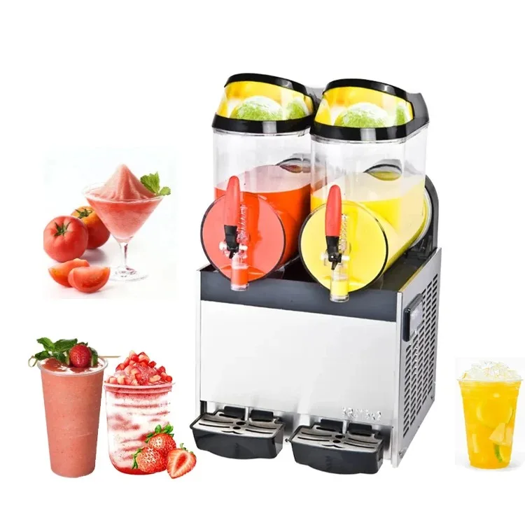 Nagata Industrial Carbonated and Non-Carbonated Slush Machine Commercial Handle Slush Machine Made in China (xrj-3x10l)