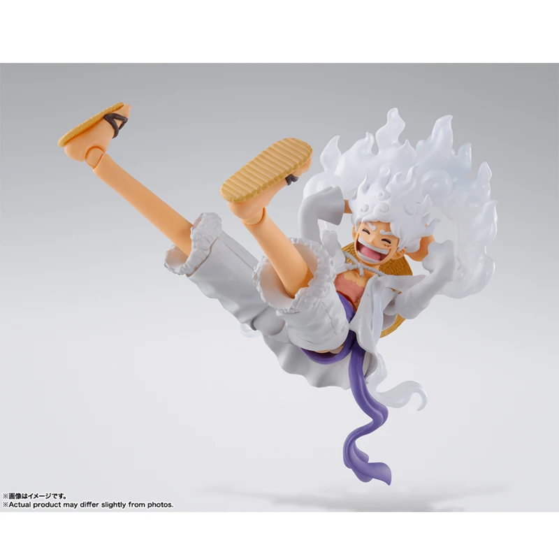 Оригинальные духи Bandai S.h. Фигуртс цельная Обезьяна D. Экшн-фигурка Luffy Gear5 15 см, модель, игрушка в подарок, аксессуары для стран тамаши