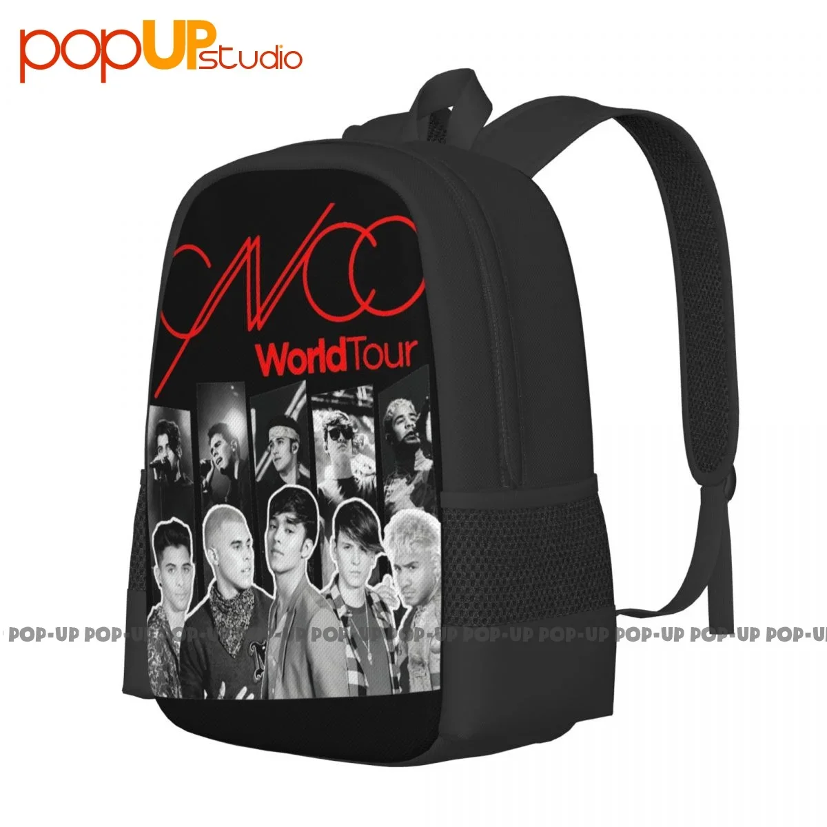 Cnco American Boy Band World Tour Logo Backpack Large Capacity Bookbag Training 3d Printing Clothes Backpacks