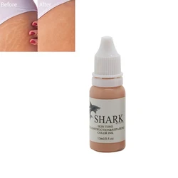 Natural Covering Tattoo Inks 15ML Skin Colour Remodeling Pigment Body Art Professional Scars Stretch Marks Skin Natural Covering