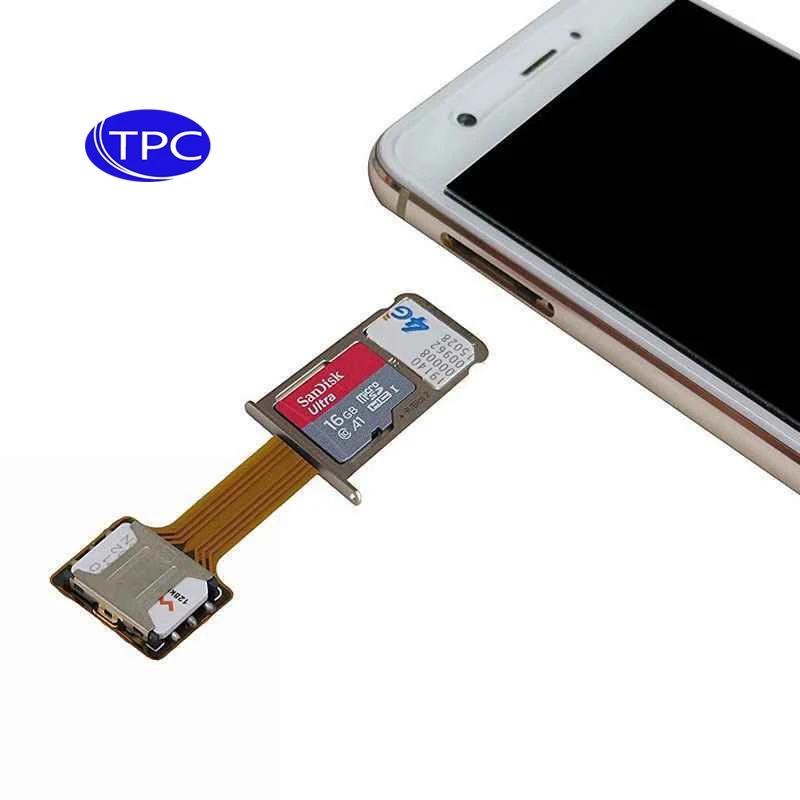 Universal TF Hybrid Sim Slot Dual SIM Card Adapter For DIY Micro SD Extender Nano Cato Android Phone All Dual SIM mobile phone