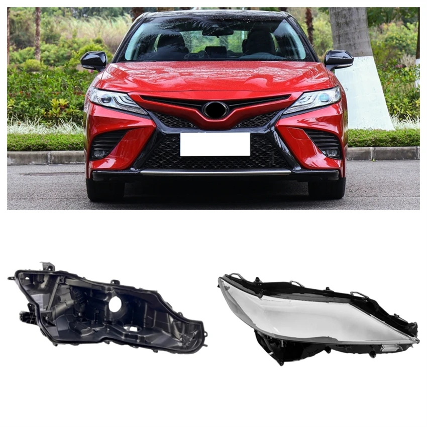 

Для Toyota Camry 2018 2019 2020 2021, запасные части для салона автомобиля, стеклянная фара, основание фары