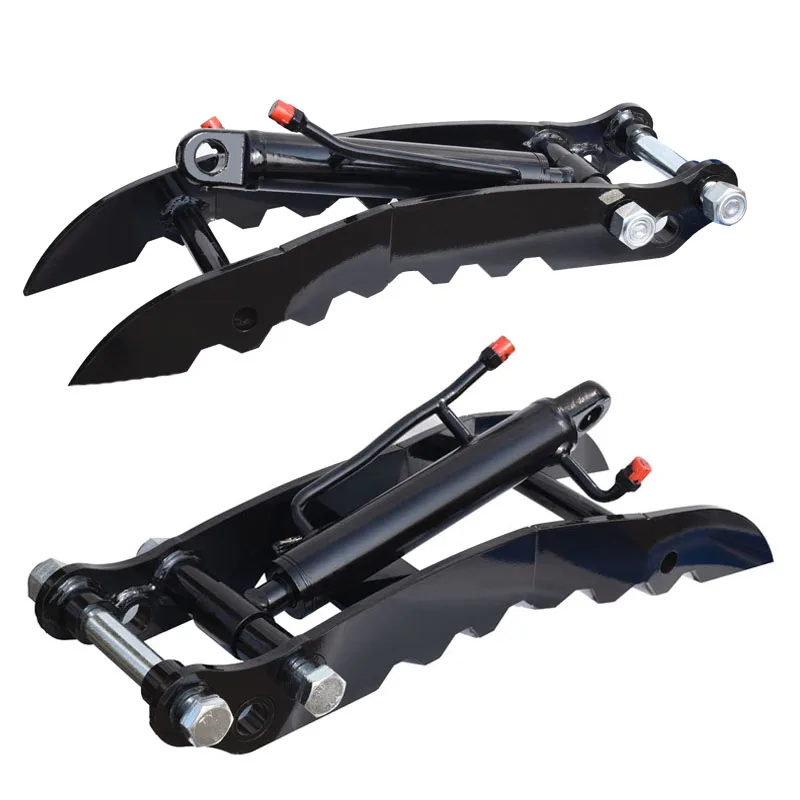 حفارة صغيرة الهيدروليكية الإبهام المشبك حفار المرفقات ل 1-3 طن حفار صغير ل فرع القابض نهر إزالة الصخور القابض