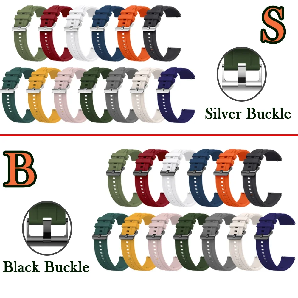 Compatible con Xiaomi Watch 2 Pro/S3 S4 22 mm Pulsera deportiva de silicona ajustable para XIaomi Watch 2 Pro 22 mm Correa universal