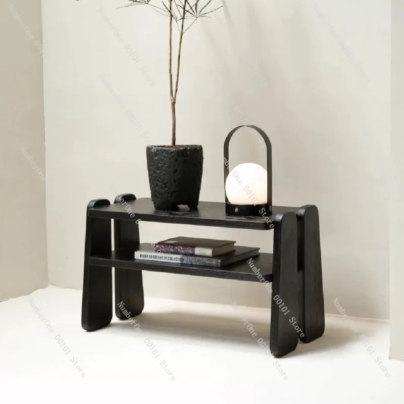 Elegant Solid Wood Shoe Changing Bench for Home Entryway Low Stool with Soft Upholstered Cushion Integrated Shoe Rack Double