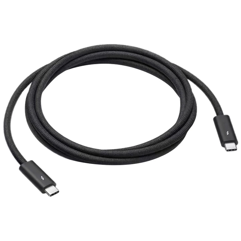

Thunderbolt 4 Data Cable 40Gbps Transmission 8K60hz HD Projection Ccreen USB Cable 2M Black 1 Piece