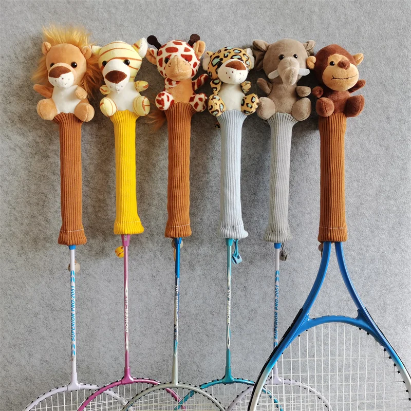 Animals Badminton Racket Handle Cover Cartoon Grip Protectors Handcraft Gift