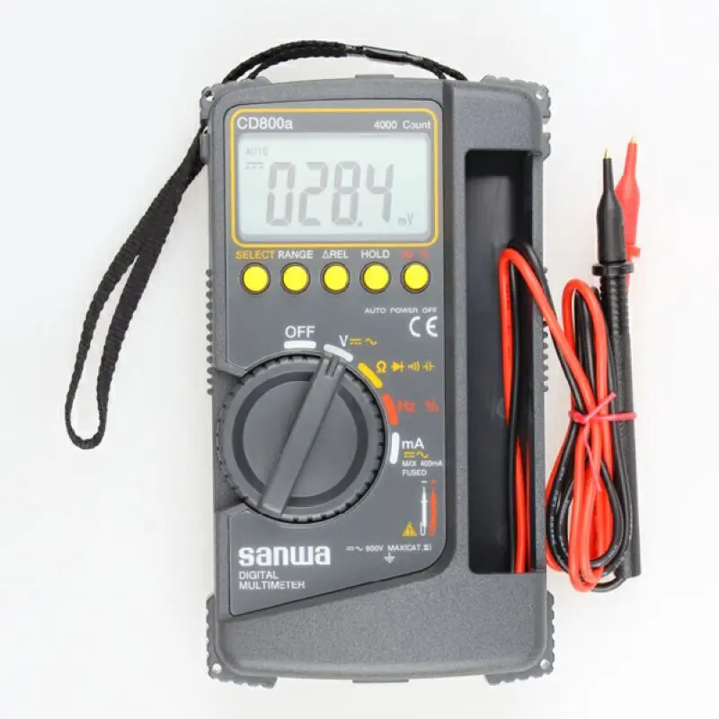 Sanwa CD800a digital multimeter / ALL-IN-ONE digital multimeter resistance, capacitance, frequency, duty cycle test