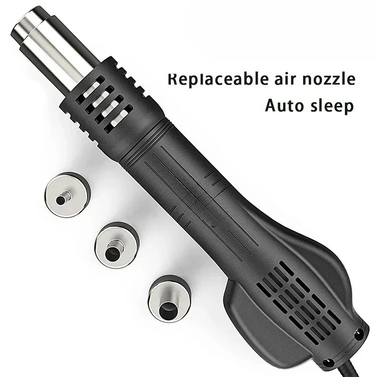 BAKU Desoldering Station Indicator Light Infrared Rework Station Soldering Iron Hot Air Gun Antistatic Soldering Station 2 in 1