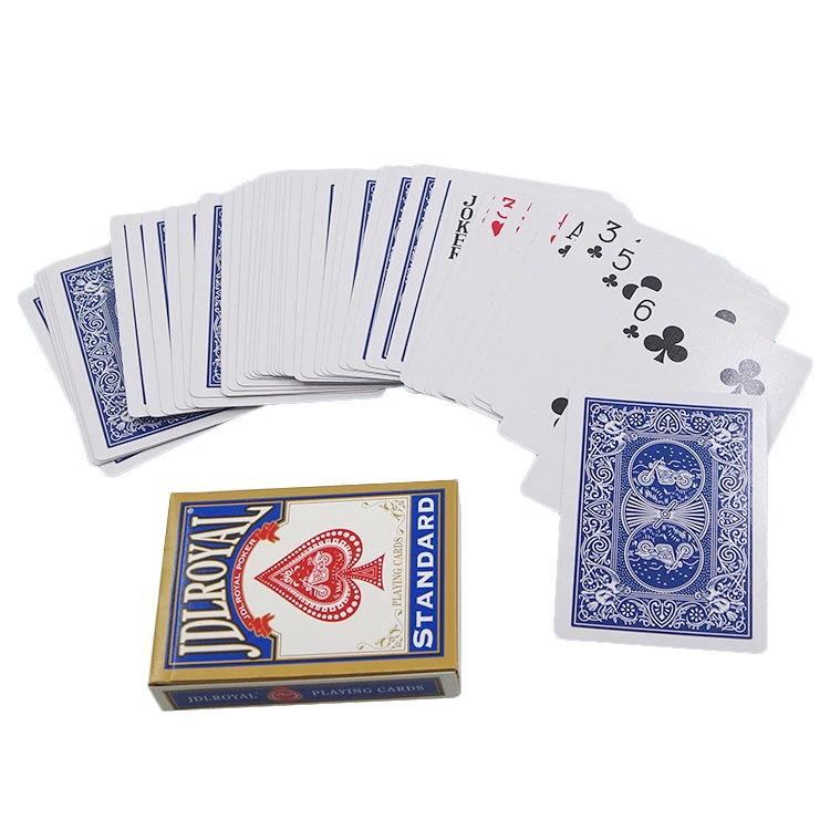 Jdlroyal Poker Rot/Blau Normale Spielkarten Standardversiegelte Decks Zaubertricks Poker Spielkarten Zaubertricks – Detail 8