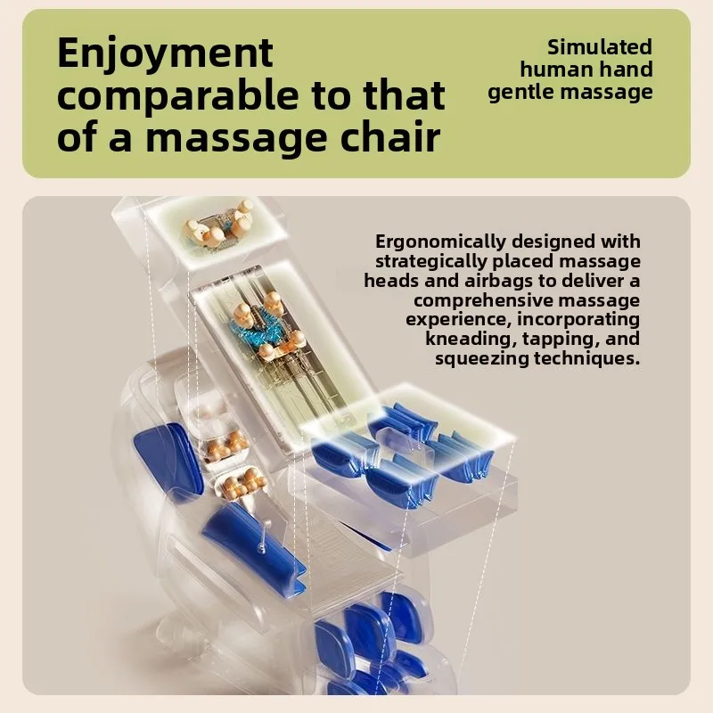 Massage mattress, multi-functional reclining cushion, fully automatic kneading for the cervical spine lumbar spine back electric