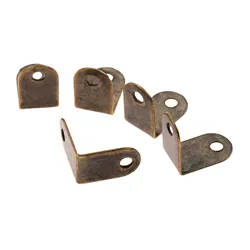 20pcs/set Mini Corners w/screws Antique Bronze Decor Protectors 15*9mm Book Scrapbook Albums Menu Diary Wood Jewelry Box Cover